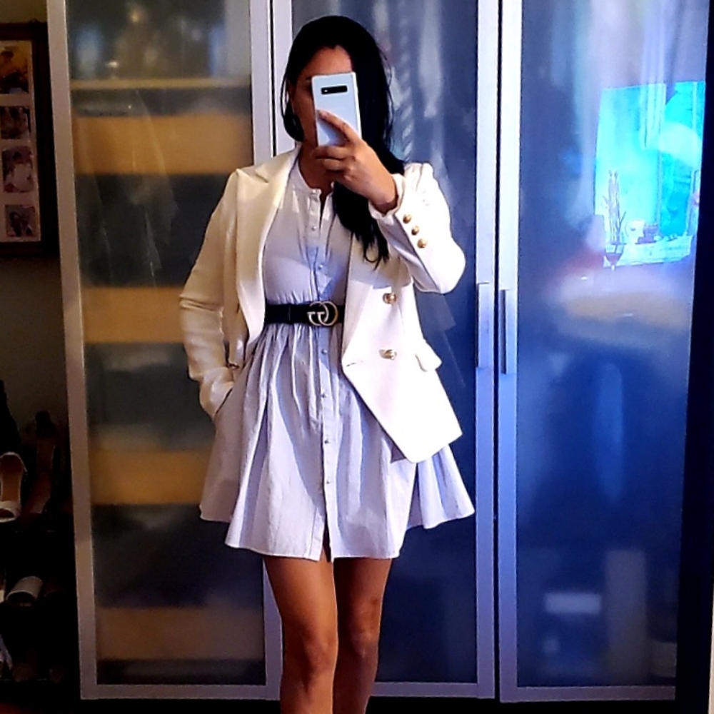 Blue Zara mini dress